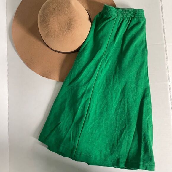 Vintage 90s Teddi Cotton A Line Skirt - Picture 1 of 5
